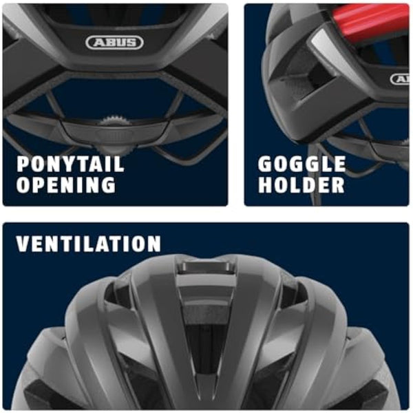 ABUS StormChaser road bike helmet - Lightweight and comfortable for professional cycling for men and women