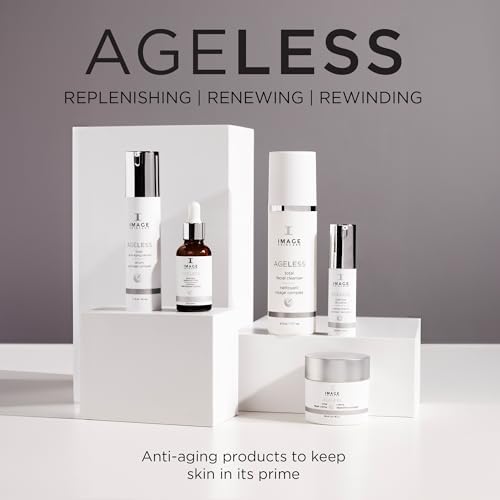 IMAGE Skincare, AGELESS Total Serum, AHA Face Serum with Peptides to Firm, Hydrate, Smooth Wrinkles and Even Tone, 50 mL