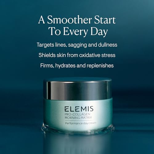 Elemis Pro-Collagen Night Cream & Morning Matrix 50ml – Day-to-Night Anti-Aging Skincare for Firmer, Smoother, Hydrated Skin