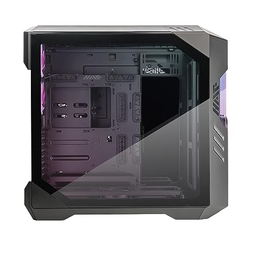 Cooler Master HAF 700 PC Case - Full-Tower, E-ATX Compatible, 5 x Pre-Installed Fans, Rotatable Radiator Bracket, TG Side Panel, Tool-Free Design, ARGB Controller Included