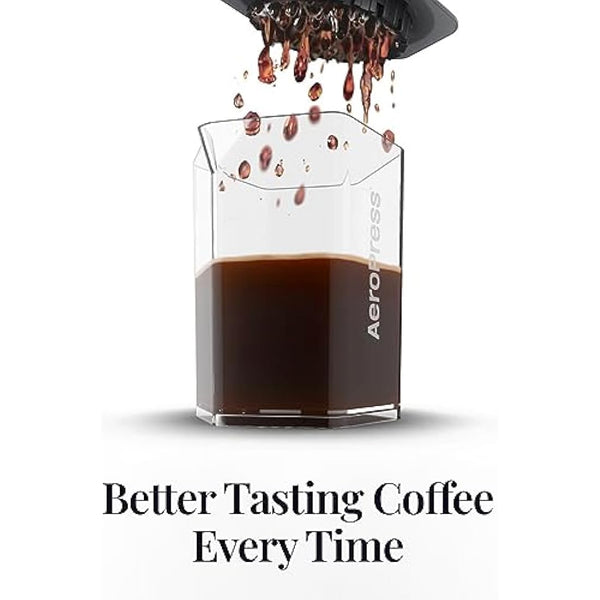 Aeropress Coffee Maker Carafe, 20 oz (600 ml) Capacity, Shatterproof Pour Over Coffee Carafe, Ideal for Original, Clear, and XL Presses, Compact and Travel-Friendly Design, Made in USA