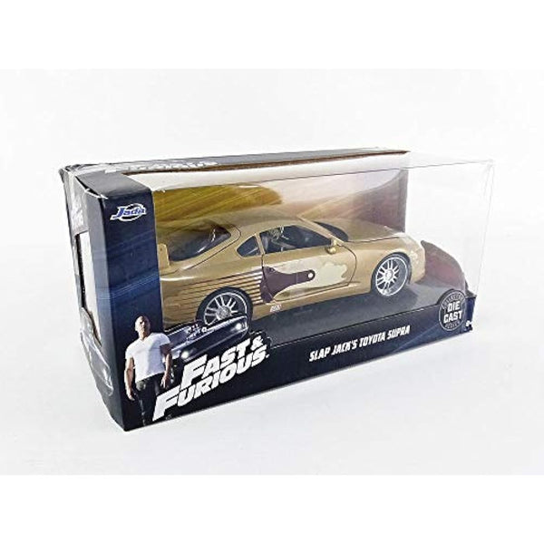 Jada 99540 Toys Fast and Furious 1:24 FF-'95 Toyota Supra diecast Collectible car Vehicle, Gold