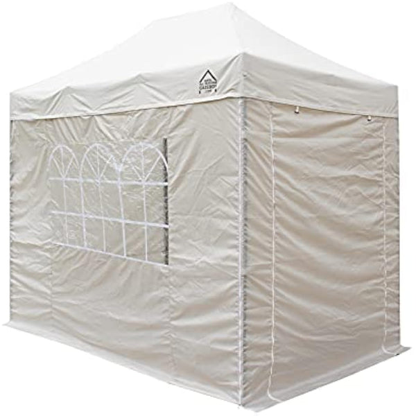 All Seasons Gazebos | 3x2m Pop Up Gazebo with 4 Side Walls & Accessory Pack | Heavy Duty, Fully Waterproof, High Grade Materials (Beige)