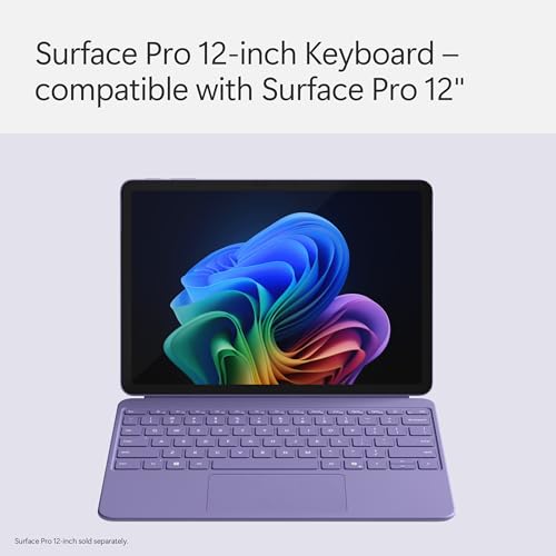 Microsoft Surface Pro Flex Keyboard with Slim Pen | Black | 2-in-1 Alcantara® Keyboard for Surface Pro Windows 11 Copilot+ PC