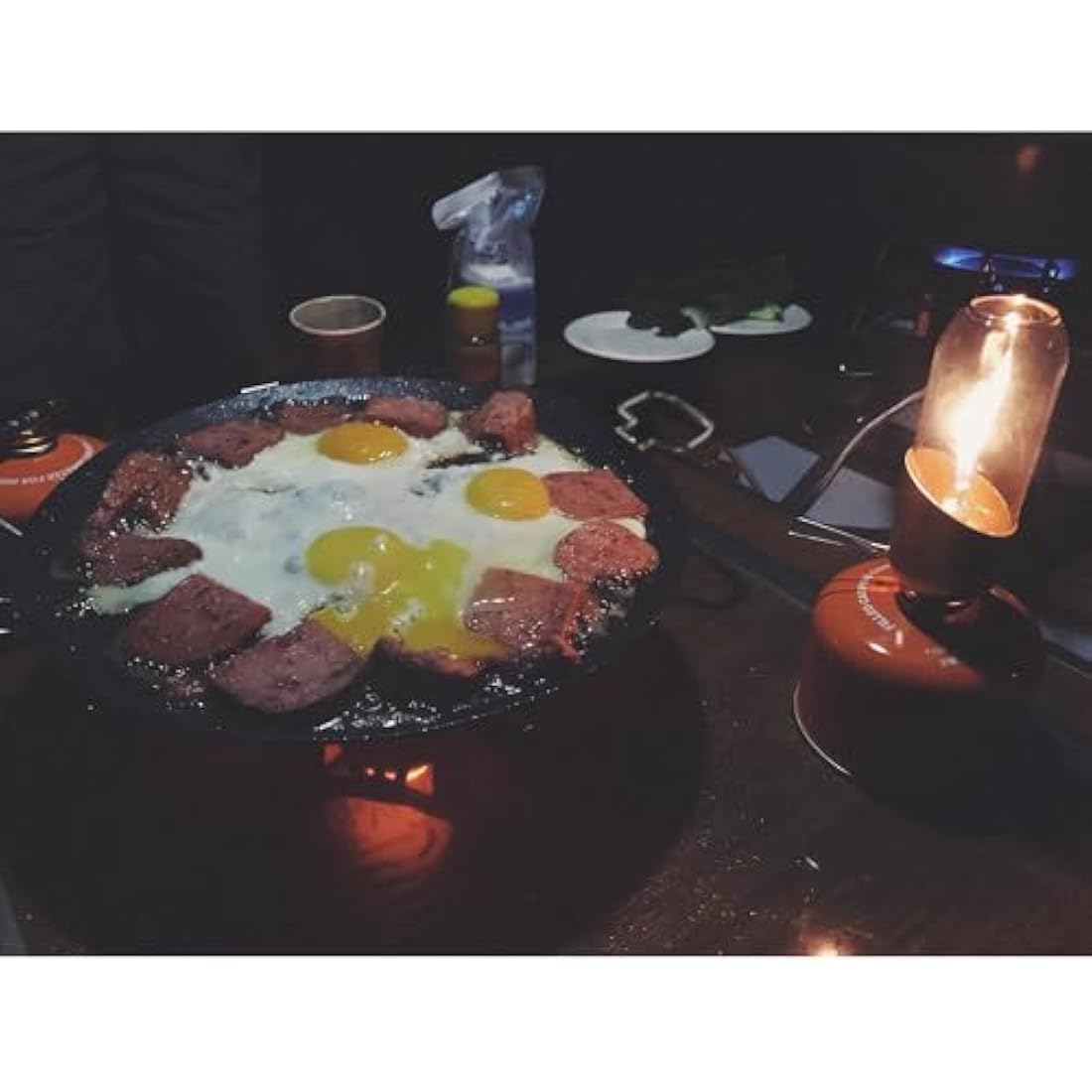 Fire-Maple Camping Griddle Plate | Nonstick Outdoor Portable Grill Pan for Stovetop | BBQ Gas Griddle Pan for Camping Stove Ridged Surfaces 31 X 31cm