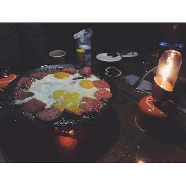 Fire-Maple Camping Griddle Plate | Nonstick Outdoor Portable Grill Pan for Stovetop | BBQ Gas Griddle Pan for Camping Stove Ridged Surfaces 31 X 31cm