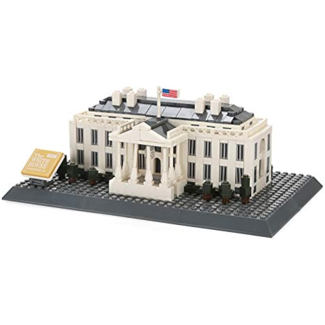 APOSTROPHE Games White House Building Block Set (770 Pieces) Washington D.C. White House Famous Landmark Series Model for Kids and Adults