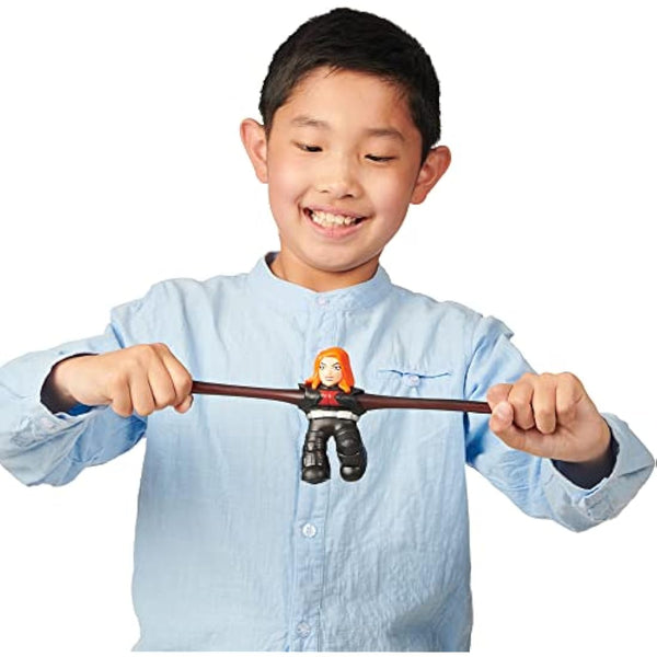 Heroes of Goo Jit Zu Marvel Hero Pack. Black Widow - Squishy 4.5-Inch Tall. Ideal Christmas/Birthday present. Suitable from 4 years. Superhero toy. (41440)
