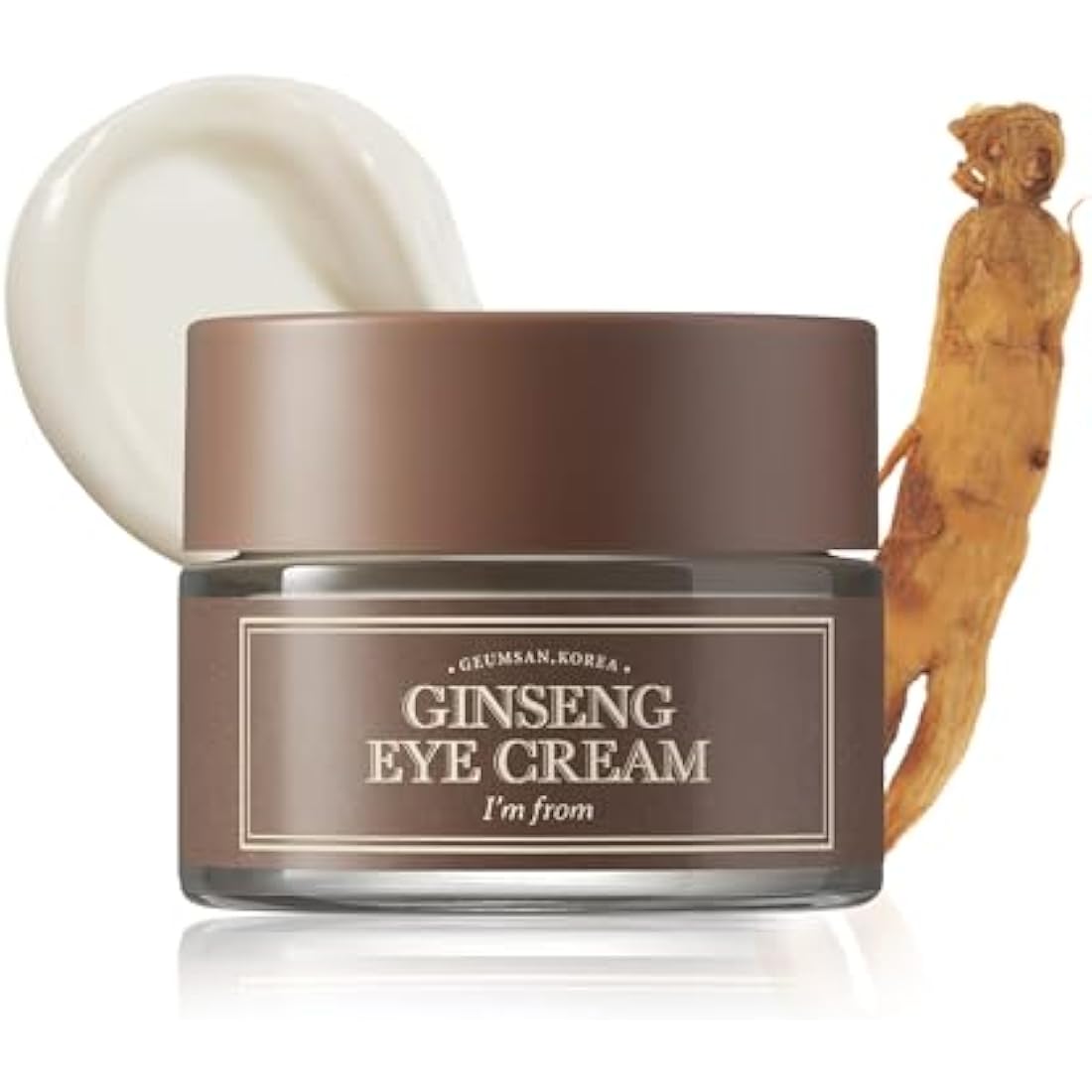 I'm from Ginseng Eye Cream 30g - Rare Ginseng Nourishment for Tired Eyes, Wood-Cultivated Ginseng, Moisture-Lock Formula, Firm Face Line