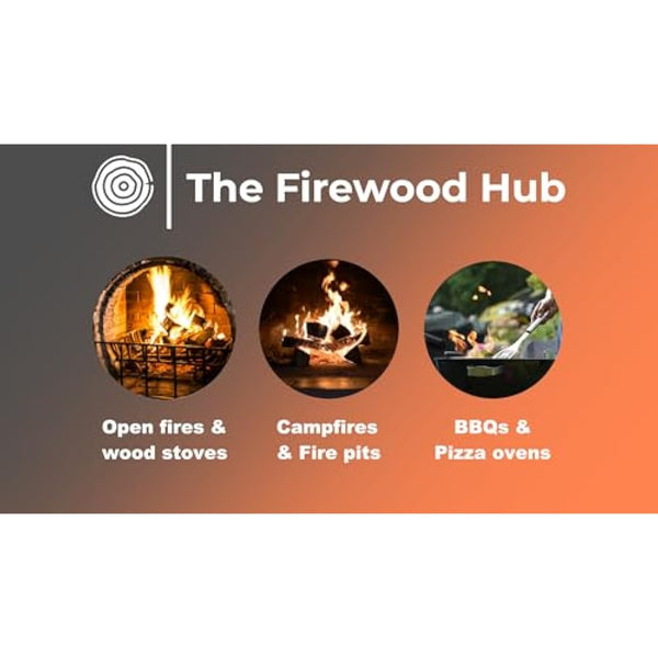 96 Eco-Friendly Natural Wood Firelighters - Sustainable Fibre Starters for Wood Burners, Fire Pits, Pizza Ovens, and BBQs - Perfect Lighter for Any Occasion