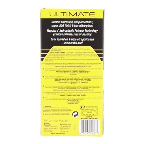 Meguiar's G210516EU Ultimate Liquid Wax 473ml, Incredible Gloss & Slickness That Lasts