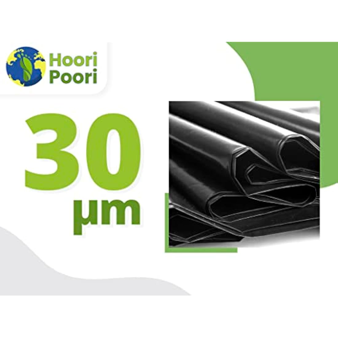 HooriPoori 20 super strong Heavy Duty Wheelie Bin Liners 240 Litre Large Wheelie Bin Bags Black Refuse Sacks For Home, Garden Kitchen House Office Caterers Rubbish 100% Waste Recycled Material