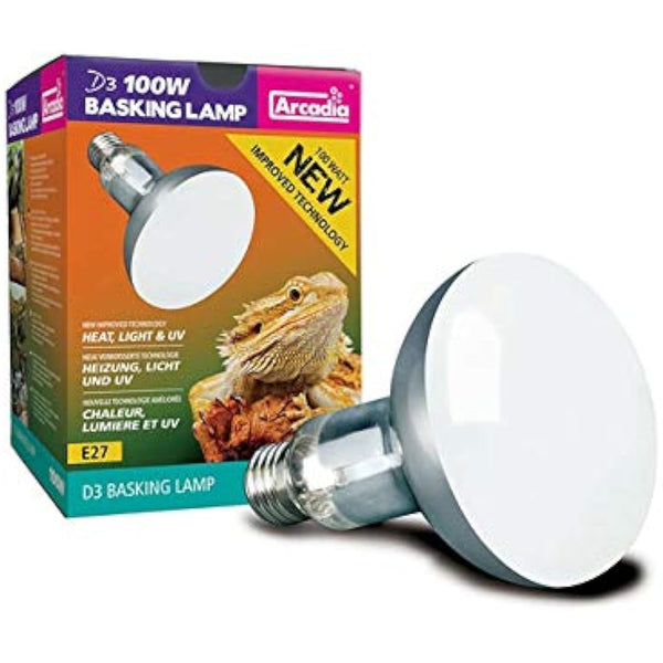 Arcadia D3 UV Basking Lamp, 100 W, E27