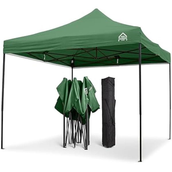 All Seasons Gazebos, Choice Of Colours, 3x3m Heavy Duty, Fully Waterproof, PVC Coated, Premium Pop Up Gazebo, Wheeled carry bag + 4 Leg Weight Bags