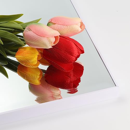 HORLIMER Full Length Wall Mirror with White Frame, 122x35cm(14x48 inches) Large Body Mirrors for Bedroom Bathroom