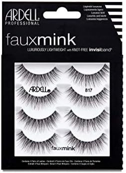 Ardell False Lashes Faux Mink 817 Multipack, 4 pairs