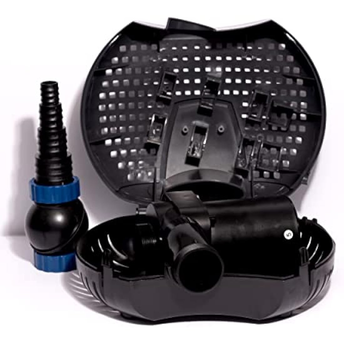 Jebao Garden Fish Pond Filter Pump Submersible Solids Handling Water Course - Eco Energy Saving Super Low Wattage - XOE-8000 Filtration GS/CE Approved (8000 LPH)