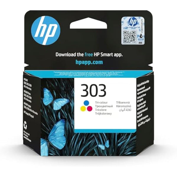HP T6N01AE 303 Original Ink Cartridge, Tri-color, Single Pack