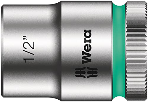 Wera 05004051001 8100 SB 11 Zyklop Metal Ratchet Set with switch lever, 3/8" drive, imperial, 29 pieces, Silver