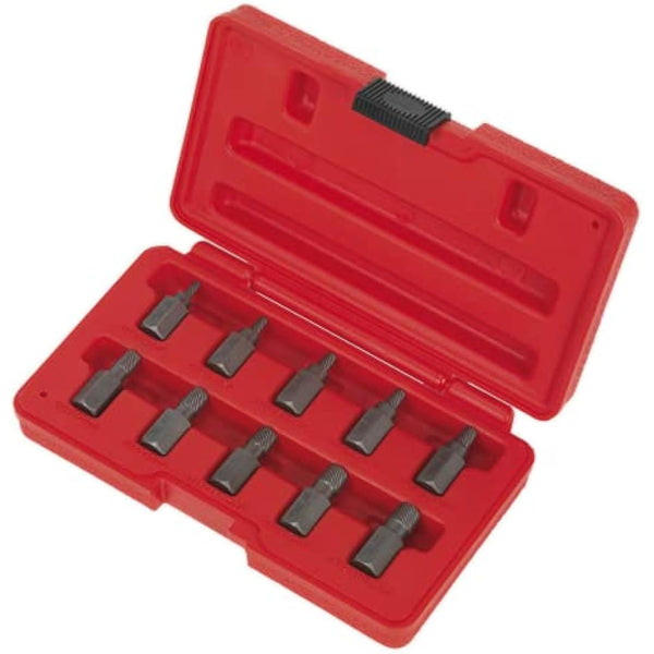 Sealey Ak8181 Multi Spline Screw Extractor Set 10Pc