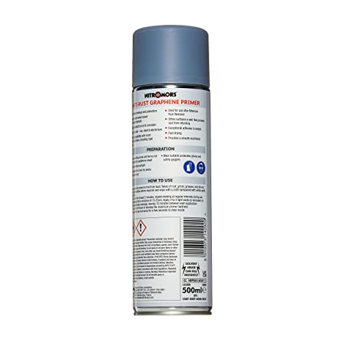 Nitromors Rust Armour Aerosol, Protects Surfaces from Rust & Corrosion, 500 ml