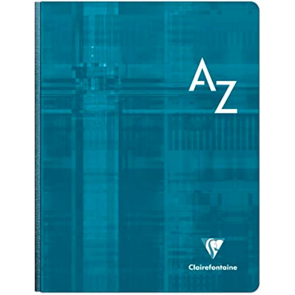 Clairefontaine 9649C Lot de 5 Répertoires Brochures Dos Toilé - 17x22 cm - 192 Pages Petits Carreaux - Papier Blanc 90 g - Couverture Carte Pelliculée - Couleurs Aléatoires