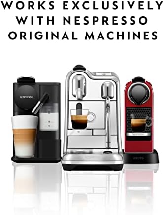 Nespresso Original Coffee Pods, 50 Mixed Pack - 10 Arpeggio, 10 Ristretto, 10 Capriccio, 10 Roma, 10 Livanto Capsules for Nespresso Machines. Make Espressos, Cappuccino and Macchiato. Recyclable Pods