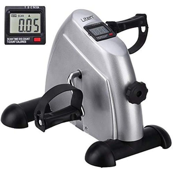 Mini Exercise Bike Pedal Exerciser Resistance Cycle Indoor Gym Office Fit