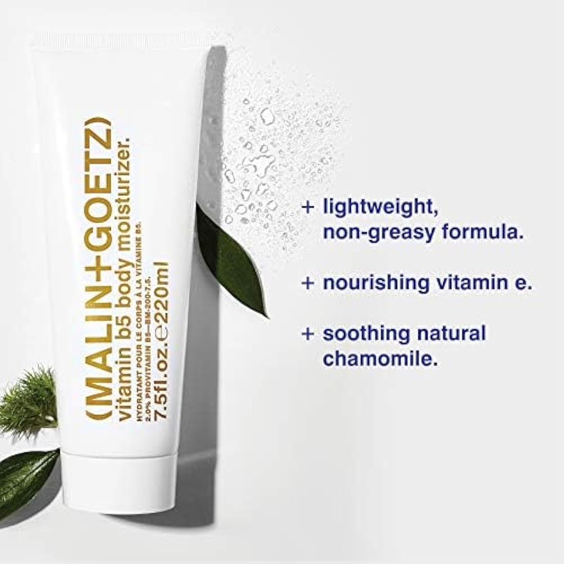 (Malin + Goetz) Vitamin B5 Body Moisturizer, White, 220 millilitre