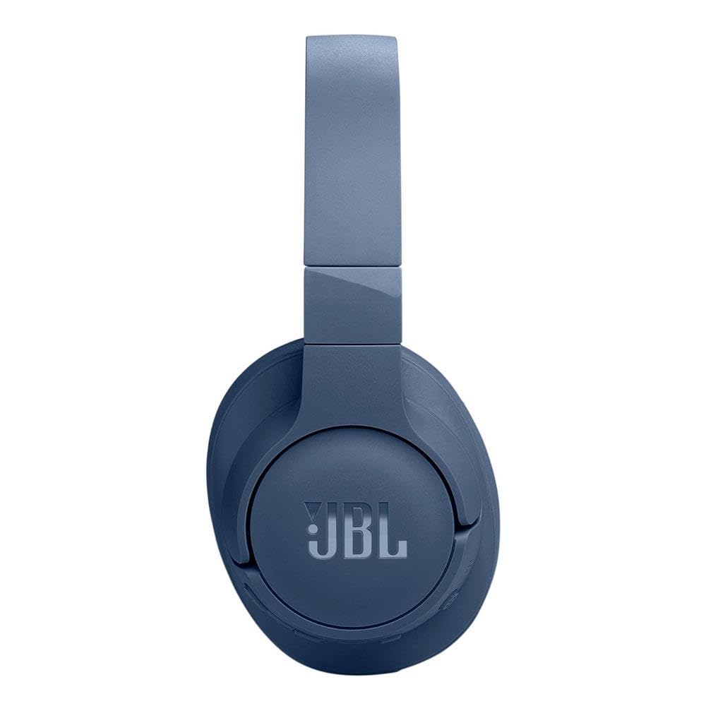 JBL Tune 770 NC Wireless Over-Ear Bluetooth Headphones with Adaptive Noise-Cancelling Technology and 70-Hour Battery Life, Blue