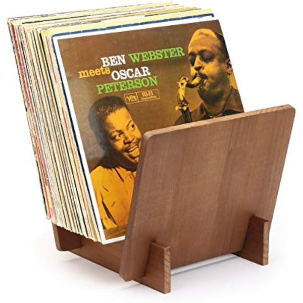 Dynavox Pine Vinyl Record Storage Box Holds up to 40 LPs and Singles - Light Brown - ST40