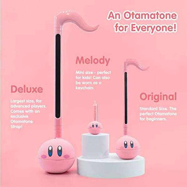 Otamatone Regular Kirby, Japanese Electronic Musical Instrument, Portable Touch Sensitive Digital Music Instruments Synthesizer, Fun Kids Teens Adults Birthday Christmas Toy Song Game Stuff
