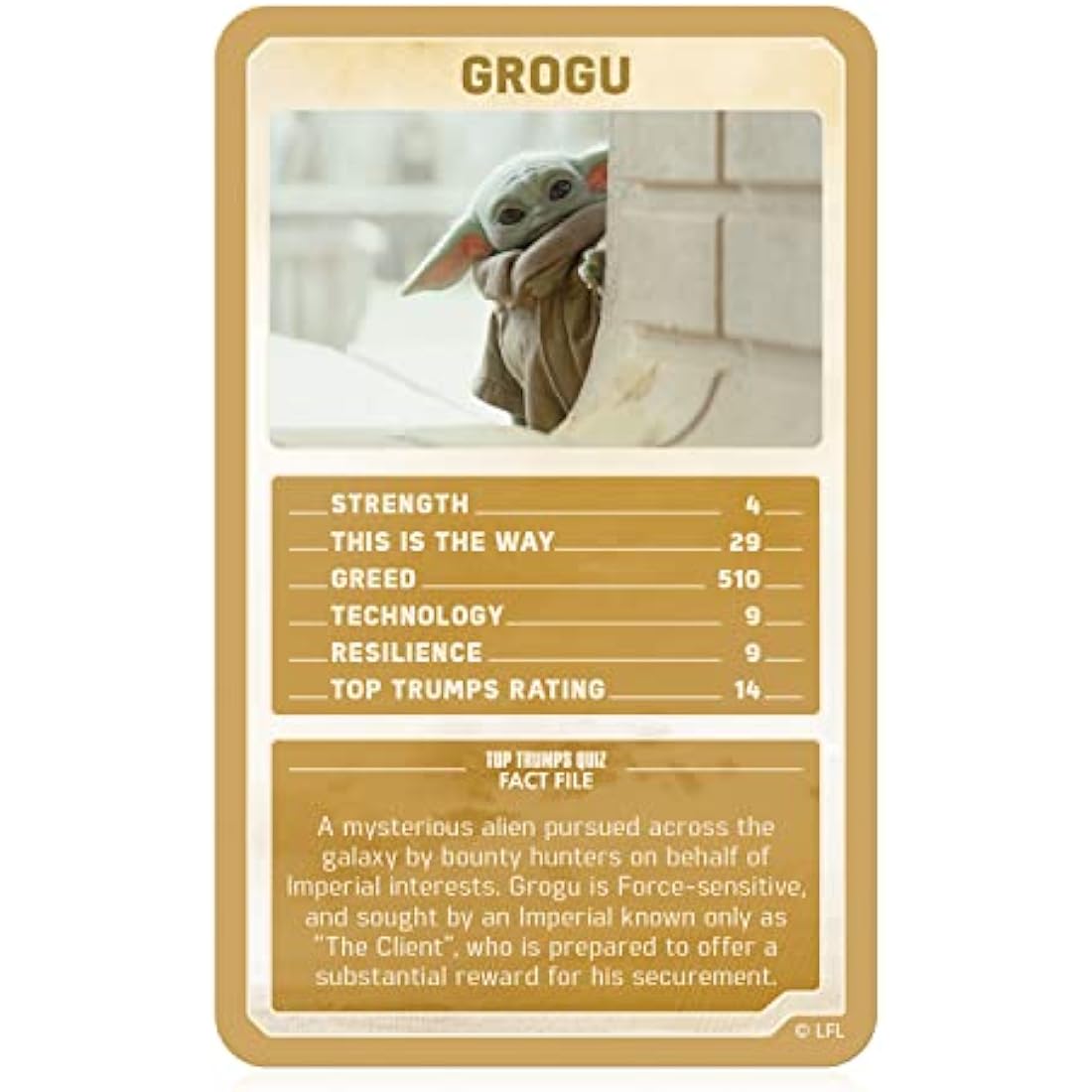 Top Trumps Star Wars The Mandalorian Limited Editions Card Game, play with Greef Karga, Moff Gideon, Boba Fett, Koska Reeves, and Grogu himself, gift and toy for boys and girls aged 6 plus