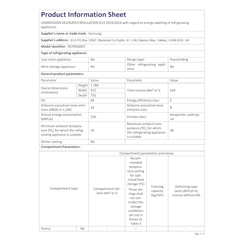 Samsung Series 7 SpaceMax RS70F66KCTEU 634L Smart American Fridge Freezer, Silver