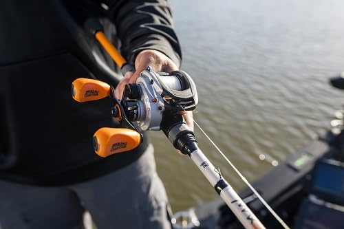 Abu Garcia SMAX3 Silver Max Low Profile Baitcast Angelrolle