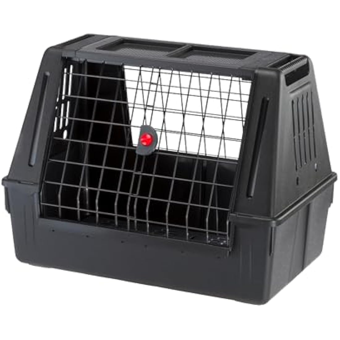 Ferplast – Atlas Car Scenic 80 – Dog Carrier – Maximum Visibility, Double Sliding Door, Draining Mat – 82 x 51 x 61 cm – Max 20 kg