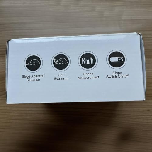 MiLESEEY Golf Range Finder with Slope On/Off,1100Yards,±0.5yard Accuracy,Flag Lock with Vibration,Legal for Tournament Play, Scan Measurement for Golfers,Carrying Case, Free Battery
