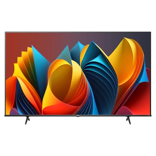 Hisense 55 Inch 4K QLED Smart TV 55E77NQTUK - Quantum Dot Colour, 4K AI Processor, Dolby Vision Atmos, Smooth Motion, Sports Mode, Vidaa OS with Freely, Youtube, Netflix and Disney+ (2024 Model)