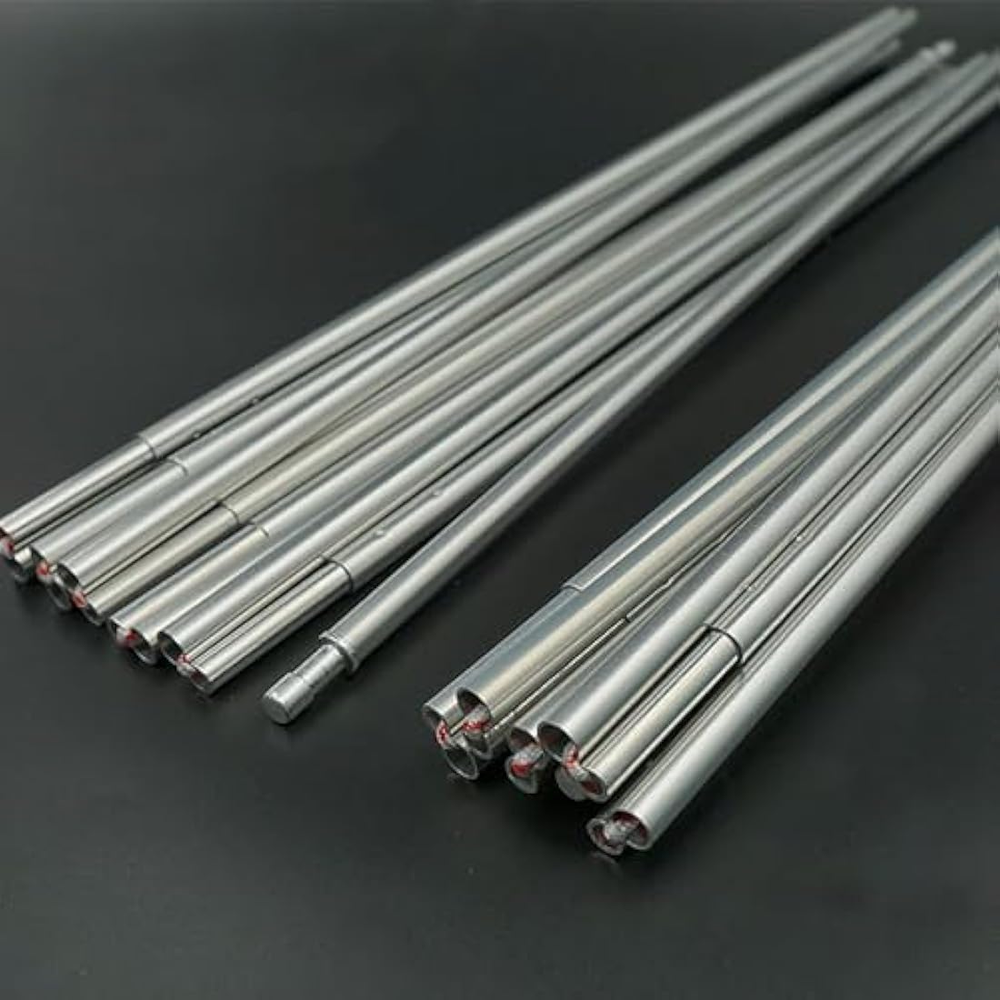 Tent Poles Replacement 3.6 m 4 m 4.4 m Aluminum Tent Rod 8 mm Flexible Tent Poles Bendy Outdoor Camping Collapsible Tent Frame Repair Accessory