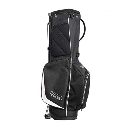 IZZO Ultra Lite Stand Bag, Black,Black/White 3.2 pounds
