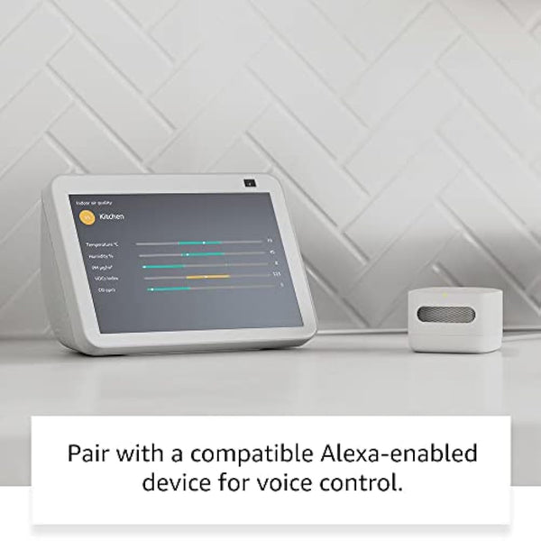 Amazon Smart Air Quality Monitor (Newest gen) | Know your air, Works with Alexa