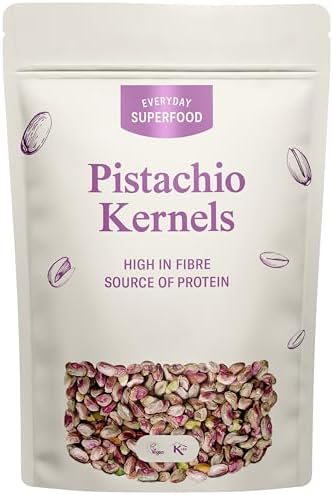 Everyday Superfood Raw Pistachio Kernels 1kg | Certified & Tested for Aflatoxin | Shelled, Unsalted, No Hidden Oils | for Snack or Baking