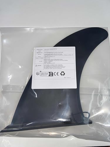Zocipro Removable Universal SUP Fin, Nylon Safe Reinforced Surfboard Fins, Paddle Board Fins as SUP Fin Replacement Canoe Accessories for Longboard Surfboard, Inflatable Paddle Board, Foam Surfboard