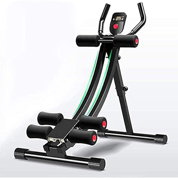 Fitlaya Fitness Core & Bauchtrainer AB Workout Machine Home Gym Krafttraining Bauchmuskeltrainer Faltbares Fitnessgert