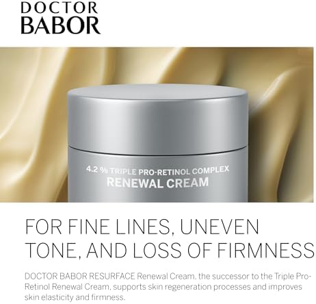 DOCTOR BABOR Renewal Cream | Regenerating anti-ageing and anti-pigmentation face cream with pro-retinol complex | For radiant, rejuvenated skin | Refines the complexion | Vegan | 50ml