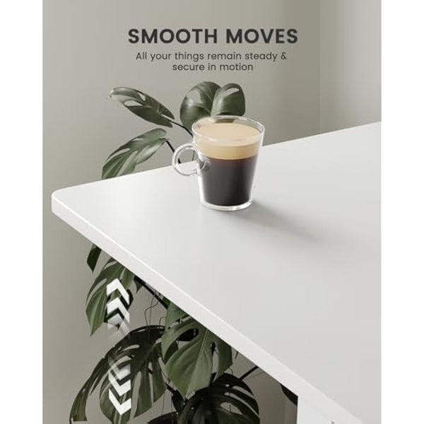 ErGear Electric Standing Desk Height Adjustable 100 x 60cm, Sit Stand Desk with 4 Memory Smart Pannel for Home Office with Splice Board