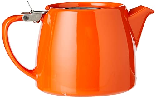 Forlife Stump Teapot 530 mL, 18 Oz., Carrot
