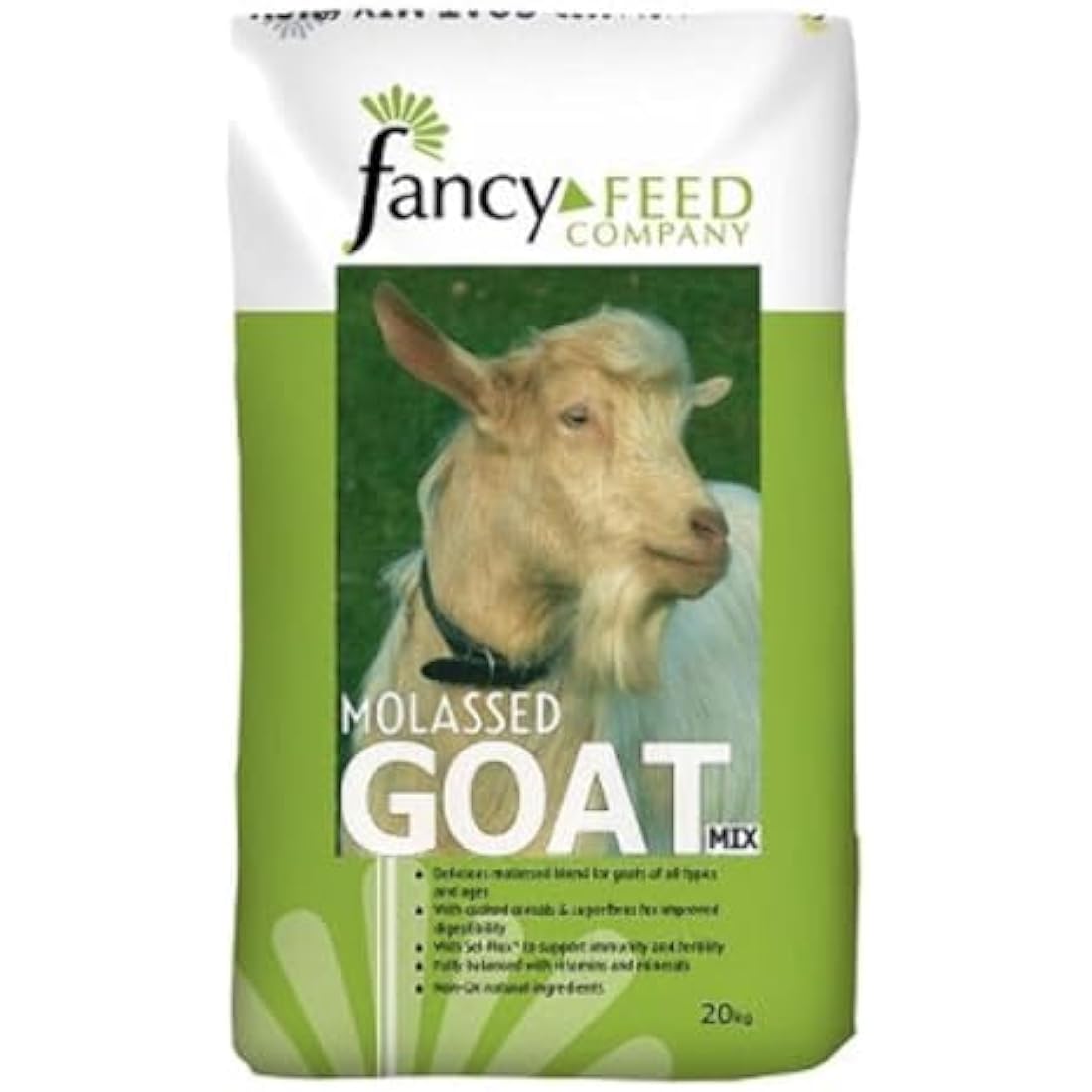 Fancy Feeds Molassed Goat Mix for Small Animals 20kg - Omega 3 & 6, Vitamins, Minerals, Digestible Grains