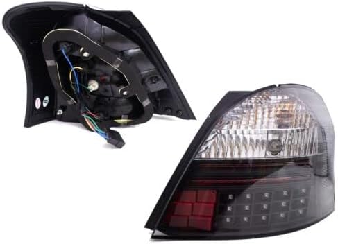 GAZOZ PERFORMANCE LED Black Rear Brake Light Tail light lamp Pair Compatible with 2006 2007 2008 Yaris Hatchback