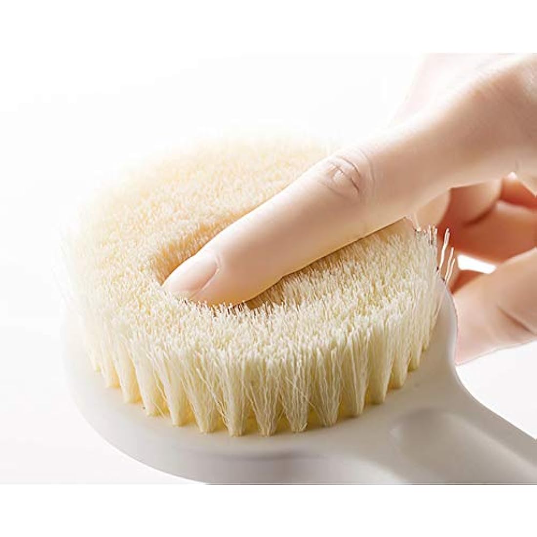 Ithyes Dry Brushing Body Brush Shower Bath Brush Long Handle Gentle Back Skin Scrubber Exfoliate Massage Improve Blood Circulation Cellulite Treatment